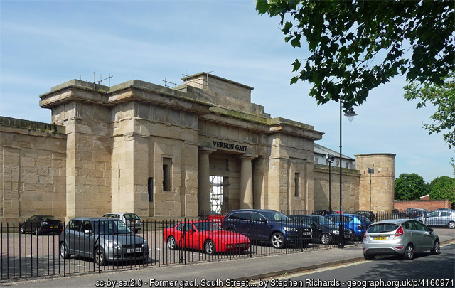 The gaol gate as it is today